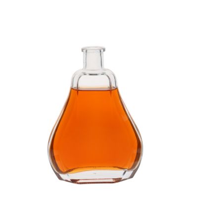  Custom Shaped Color 750ml Clear Empty Glass Bottle For Wine 