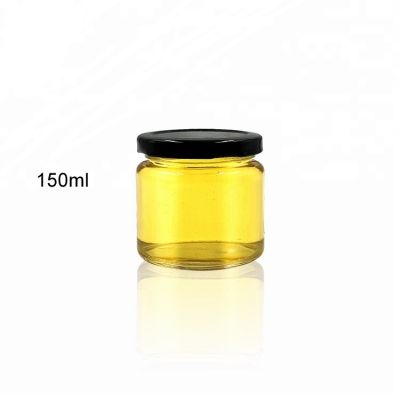 150ml glass storage jar round glass jar for food