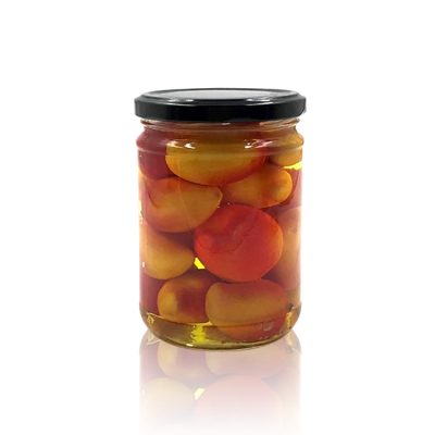 375ml Clear Pickle Glass Jar With 75mm Twist Off Lid