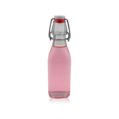 Environmental 250ml 500ml Flint Swing Top Glass Water Bottle 