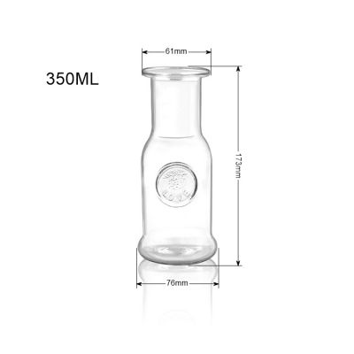 Inventory 350ml soft drink juice glass bottles drinking bottles 