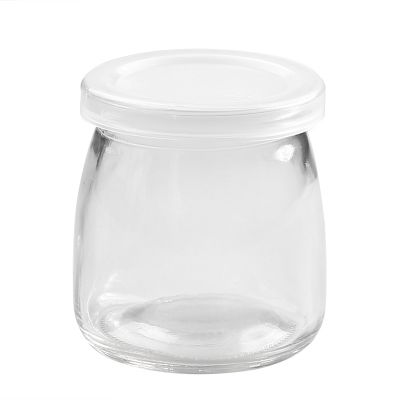 Economically 100ml 150ml 200ml 300ml milk bottle glass milk bottle pudding bottle for DIY 