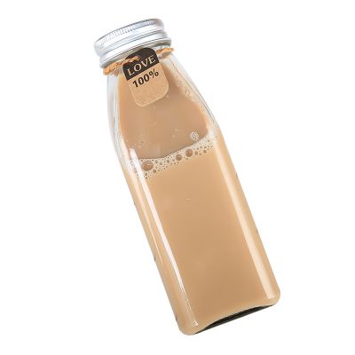 Hot Selling Products 250Ml 350Ml 500Ml Tea Drink Juice Bottle Glass Milk Bottle 