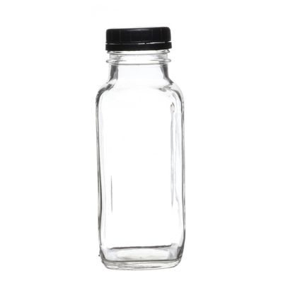 16oz Factory Selling Directly Square Shape Juice Bottle Milk Bottle 