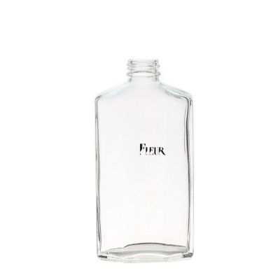 Custom Design Clear Glass 2500ml Flat Wine Bottle 