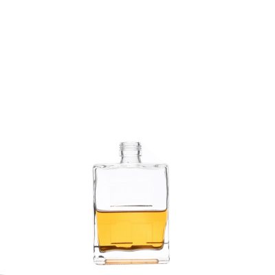 Square Shape Glass Bottle Beverage Juice Liquor bottle For Wine 