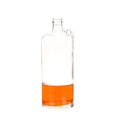 Factory Unique Shaped Transparent Empty Glass Liquor Bottle 1.5L