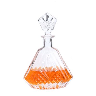 Luxury High End Transparent Empty Glass Liquor Bottle 700ml 