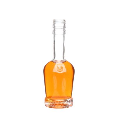 200ml Empty Glass Liquor Bottle Clear Glass Bottles 