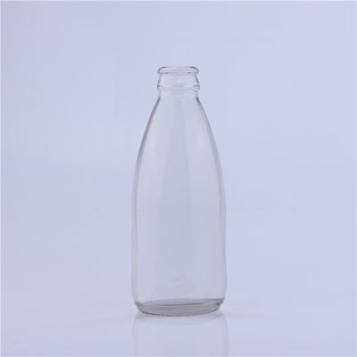 In Stock Low Price Clear 250ml Coconut Water Milk tea Juice Glass Bottle 
