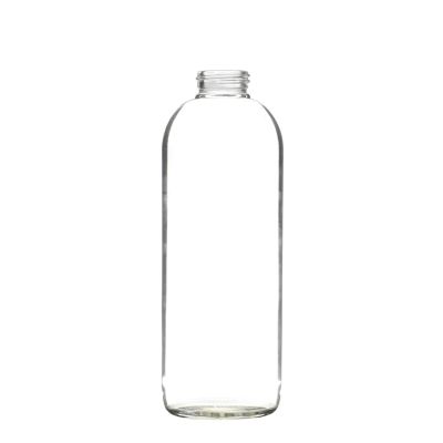 Free Sample Mineral Water 1 liter Glass Bottle with Lid 