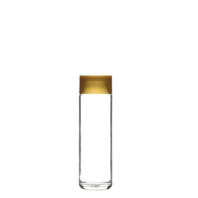 Free Sample Portable 350 ml Voss Glass Water Bottle with Lid 