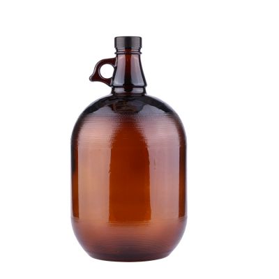 Glass Bottle Moonshine Jug With Bar Top 