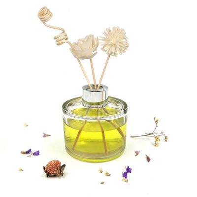 Glass aromatherapy 6oz transparent diffuser bottles and reeds wholesale uk 