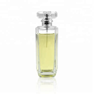 Irregular 100ml empty luxury perfume glass bottle dubai 