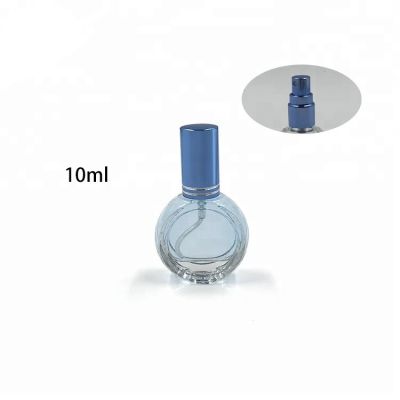 Cosmetic bottles 10ml clear round perfume spray bottle glass 