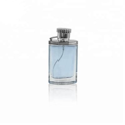 Refillable 25ml Square Perfume Glass Bottle With Spray For Men 