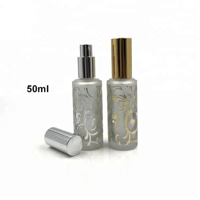 Xuzhou 50 ml empty pump glass perfume bottles 17 mm 