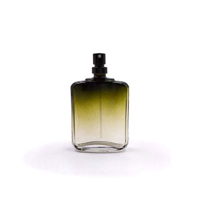 60ml Cologne perfume bottle square perfume empty glass bottle for man use 