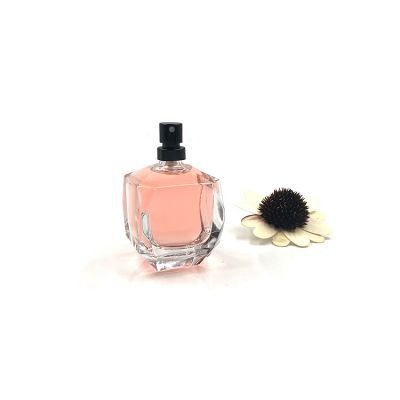 Health Beauty Rectangle Glass Empty Perfume Bottle Atomizer 50 ml Sprays Bottles