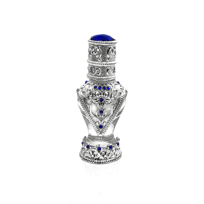 Embroidery 10ml Silver perfumes bottle dubai,antique perfume bottles,metal perfume bottle