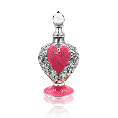 Factory Arabic Style Zinc Glass Dubai Bottle 12ML Perfume Oil Bottle