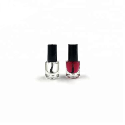 3ml empty glass uv gel nail polish bottle with brush 