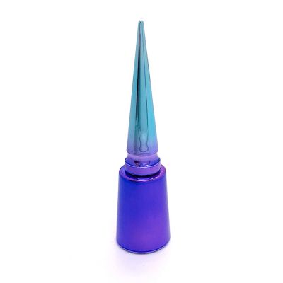 Beautiful decor shiny purple 10ml nail polish bottle craft with cusp cap 