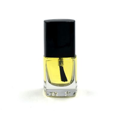 Factory price 5ml empty nail gel polish bottle with square cap 