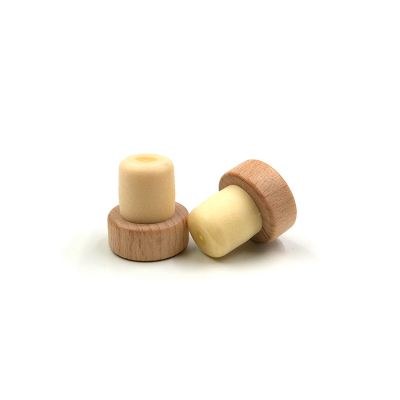 Colored T shape wine corks Polymer cap for liquor beverage bottle 