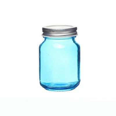 100ml 450ml custom regular mouth mini spray colored mason jar glass for food candy 