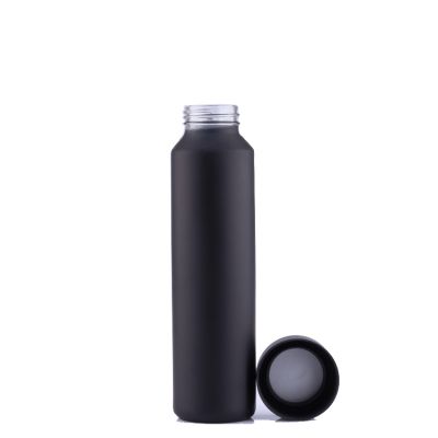 400ml straight drinking black voss bottles for juice water 