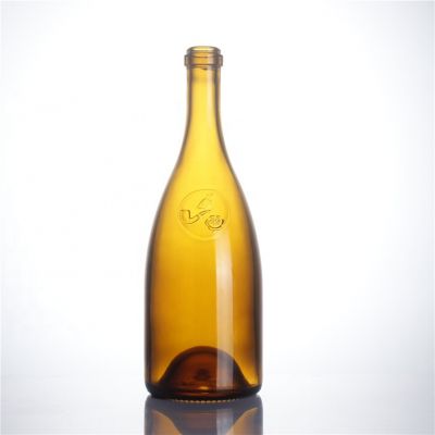 customized 750cc 75cl 750ml aluminum screw top cap antique green color brown color wine bottle 750ml 