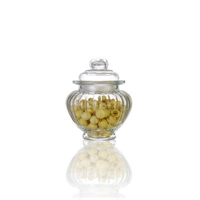 Wholesale 340ml 11 oz small crystal empty jelly food jars 