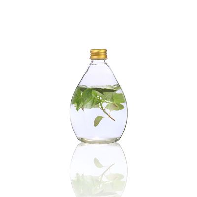 Free sample 250ml 350ml 500ml fancy glass bottle for juice beverage soft drinks 