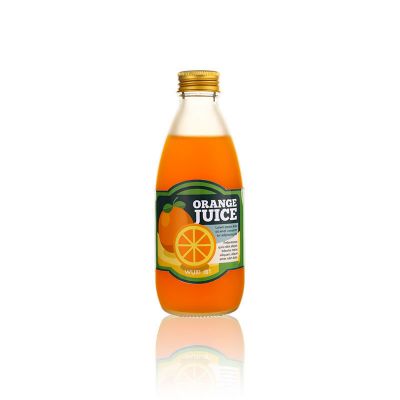 Pilfer proof cap 250ml 8 oz airtight frosted glass soft drink juice bottle 