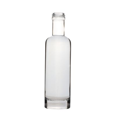 250ml Customized miniature vodka rum alcohol whiskey wine gin bottle glass with free sample 