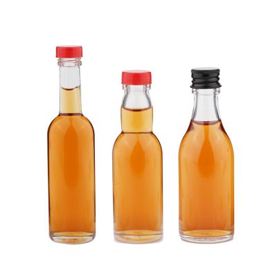 50ml Miniature round shape empty mini glass wine bottles for whisky liquor alcohol spirits 