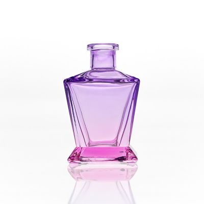 Room Decorative 150ml 15cl Polyhedral Shaped Empty Aroma Perfume Reed Diffuser Glass Bottle 