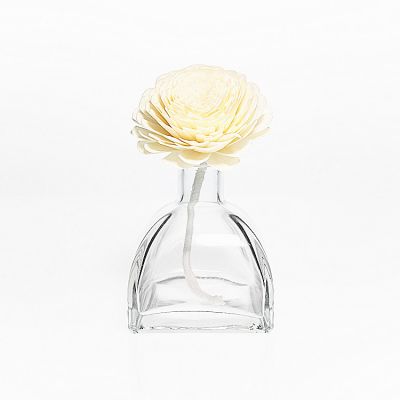 Diffuser Bottle Sale 150ml Square Ger Shape Bulk Glass Bottle Aroma Diffuser Reed Bottles with Cork 