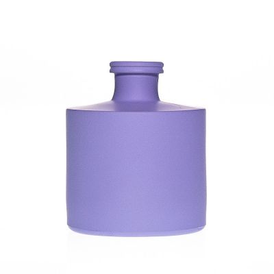 Manufacturer 120 ml Empty Decorative Purple Coloured Bottles 4 oz Glass Aromatherapy Perfume Diffuser Bottle 