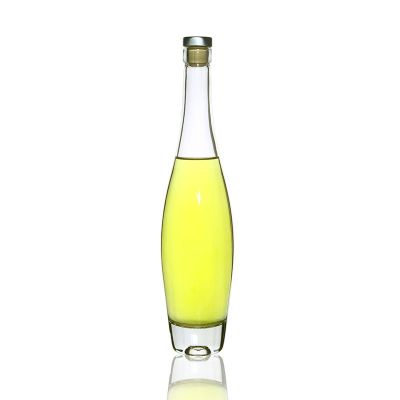 550ml 18oz beauty model belly shape crystal fruit ice wine glass bottle 