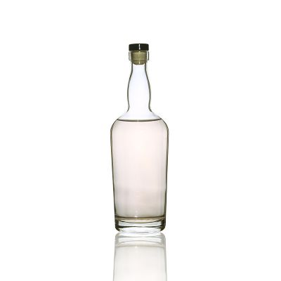 Cheap price 750ml thickness glass empty vodka liquor wine whisky bottle 
