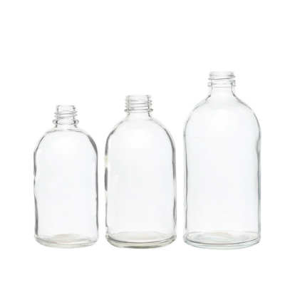 250ml 350ml 500ml clear round liquor spirit wine drink juice beverage boston bottle glass 
