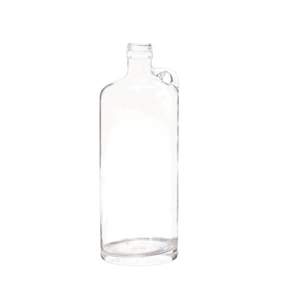 Wholesale custom convenient round shape big size 1.5L wine bottle with handle 