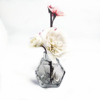 Fancy Transparent Clear Empty Crystal 3oz Perfume Bottle 100ml Glass Reed Diffuser Bottle 