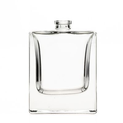 Personal Care 50 ml Square Shaped Luxury Spray Perfume Bottles Glass Perfume Bottle with Cork Neck 