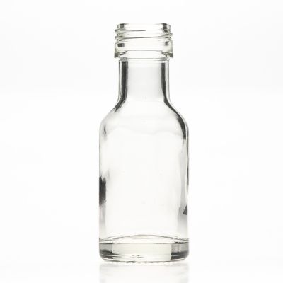 Kitchen Storage Bottles 30 ml 1 oz Round Spices Chili Sauce Bottle Mini Glass Spirit Bottle for Liquor