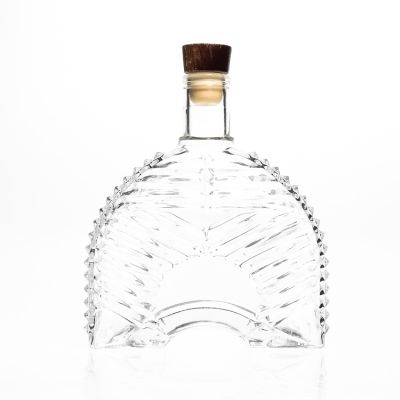 high quality 700ml white glass wine bottles glass spirit bottle vodka bottles
