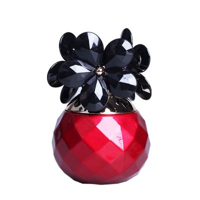 Fancy Glass Perfume Bottle 30ml Round Shape Perfume Glass Spray Bottle 